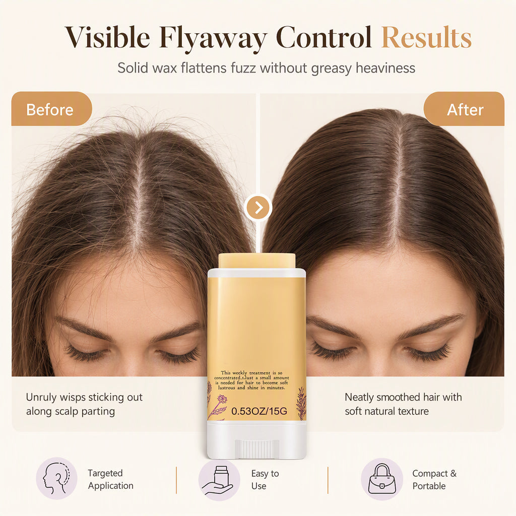 Flyaway Hair Finishing Stick for Styling, Frizz Control & Smoothing