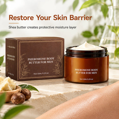 🥳2026 HOT SALE🧴💪Men's Daily Moisturizing Body Butter – shea butter & jojoba oil deeply hydrate dry skin🛡️✅